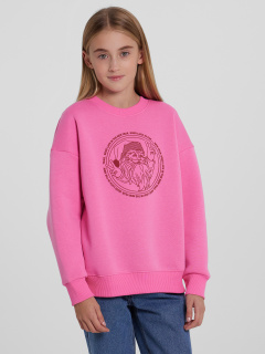 Свитшот Mark Formelle 127897/1/24-30180П-7П розовое_сияние_печать_3_сл_на_пол - фото 2