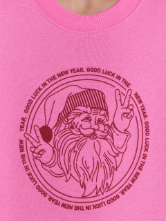 Свитшот Mark Formelle 127897/1/24-30180П-7П розовое_сияние_печать_3_сл_на_пол - фото 5