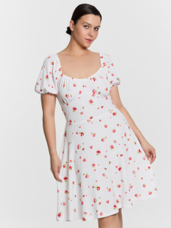 Платье Mark Formelle 152589/24-33567П-9 розы_на_белом - фото 5