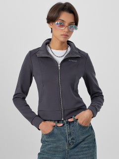 Толстовка Mark Formelle 172039/25-35987П-2 металлический_серый_печать_1_сл_термотрансфер_на_ЛВ - фото 1