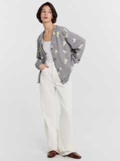 Кардиган Mark Formelle 172114/25-37025П-7 цветы_на_сером - фото 2
