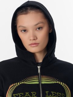 Толстовка Mark Formelle 172138-1/25-35819П-7-3 черный_печать_2_сл_на_ЛВ_дет_пер_2_сл_на_ПР_дет - фото 4