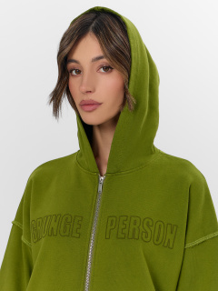 Толстовка Mark Formelle 172138/25-ОБР35820П-7 грязно_оливковый_печать_002_Tye_Dye_1сл_печ_на_п - фото 5