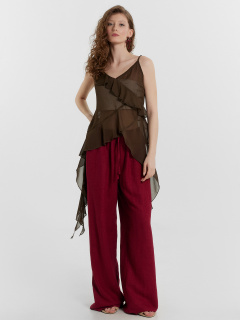 Брюки Mark Formelle 182511/24-31858Ц-9 вино - фото 5