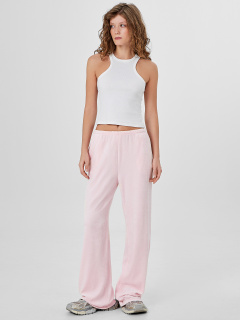 Брюки Mark Formelle 182559/24-33636П-3 розовый_нектар_печать_1сл_аппликация_из_страз_спинк - фото 2