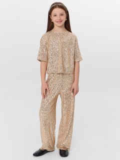 Брюки Mark Formelle 187831/25-38165Ц-16 золотистые_пайетки - фото 3