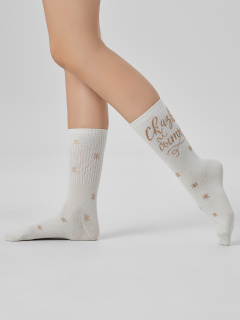 Носки Mark Formelle 217A-2164/223217A-2 молочный_капучино_карамель_рис.2164 - фото 2