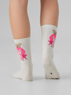 Носки Mark Formelle 217A-3426/253217A-1 молочный_я.красный_капучино_рис.3426 - фото 4