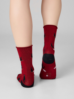 Носки Mark Formelle 245K-3329/25245K вишневый_рис.3329 - фото 3