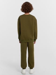 Брюки, джемпер Mark Formelle 393326/24-29623П-7П темная_олива_печать_3_сл_ДТФ_трансфер_на_дет_пер - фото 3