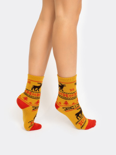 Носки Mark Formelle 394K-1552/22394K горчичный_004Н_Умягчение - фото 4