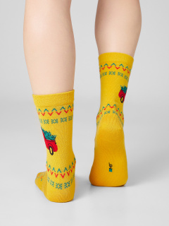 Носки Mark Formelle 394K-2959/24394K-1 горчичный_рис.2959 - фото 3