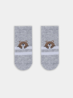 Носки Mark Formelle 406K-3180/B4-25406K св.серый_меланж_рис.3180 - фото 3