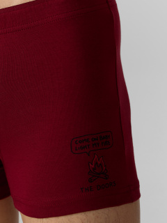 Трусы Mark Formelle 411134/25-4959П-5 т.вишневый_печать_2_сл_на_ЛВ_дет_пер - фото 4