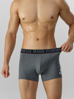 Трусы Mark Formelle 411221/25-4995П-5 меланж_темно_серый_4348_F_печать_2_сл_на_ЛВ_дет_пер - фото 2