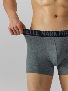 Трусы Mark Formelle 411221/25-4995П-5 меланж_темно_серый_4348_F_печать_2_сл_на_ЛВ_дет_пер - фото 4