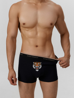 Трусы Mark Formelle 411228/25-4970П-5 черный_печать_3_сл_на_дет_пер - фото 3