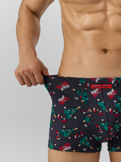Трусы Mark Formelle 411229/25-5101П-5Н елки_на_черном_декор - фото 3