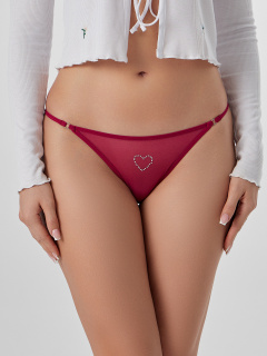 Трусы Mark Formelle 412476/25-22-37863Ц-16-3 бордовый_Аппликация_из_страз_(стекло) - фото 1