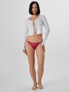 Трусы Mark Formelle 412476/25-22-37863Ц-16-3 бордовый_Аппликация_из_страз_(стекло) - фото 5