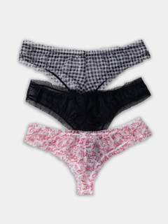 Трусы Mark Formelle 412479-3/25-ОБР36882-16 клетка_виши_черно_белая_010.2_Сублимация_полот - фото 1