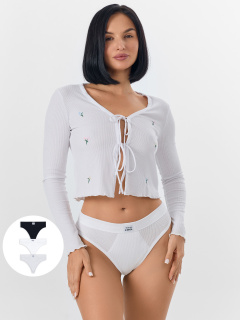 Трусы Mark Formelle 412492-3/25-22.22-40514Б-1 белый10_декор - фото 1