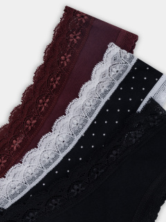 Трусы Mark Formelle 412681-3/25-11-36619Ц-5 горошек_на_черном - фото 1