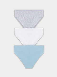 Трусы Mark Formelle 417748-3/25-22-38316П-0 голубой_печать2_1_сл_1тр_на_дет_пер_1_сл_2тр_д - фото 1