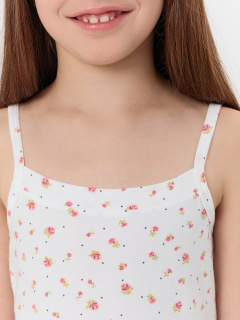 Топ Mark Formelle 427735/1/25-38013П-5 цветочки_на_белоснежном - фото 2