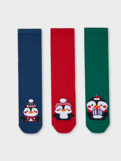 Носки Mark Formelle 430A-3468/B4-253430A я.малахит_я.красный_джинсовый_рис.3468 - фото 3