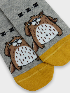 Носки Mark Formelle 430K-1345/B2-21430K-2 серый_меланж_рис.1345 - фото 5