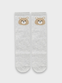 Носки Mark Formelle 430K-2885/B4-24430K-1 св.серый_меланж_рис.2885 - фото 4