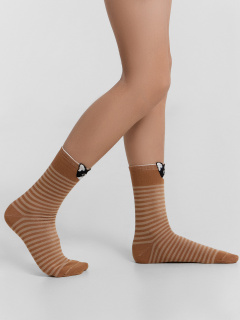 Носки Mark Formelle 430K-2931/B3-25430K св.коричневый_рис.2931 - фото 2