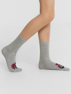 Носки Mark Formelle 430K-3071/B2-25430K серый_меланж_рис.3071 - фото 2