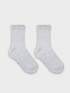 Носки Mark Formelle 430K-3166/B3-25430K св.сер.меланж_сухая_роза_рис.3166 - фото 3