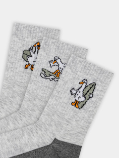 Носки Mark Formelle 444A-3167/B3-253444A св.серый_меланж_3_рис.3167 - фото 3