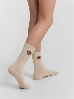 Носки Mark Formelle 444K-2775/B3-24444K бежевый_меланж_рис.2775 - фото 2