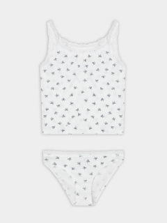 Майка Mark Formelle 447008/25-37482ПП-5 бантики_на_белоснежном - фото 1