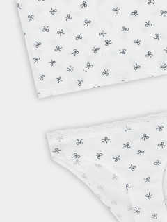 Майка Mark Formelle 447008/25-37482ПП-5 бантики_на_белоснежном - фото 4