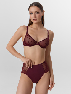 Бюстгальтер Mark Formelle 512526/25-36759Ц-10 звезды_на_бордовом - фото 1