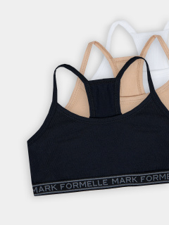 Топ Mark Formelle 517707-3/25-36187Б-5 белый_обжаренный_миндаль_черный - фото 2