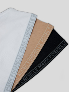 Топ Mark Formelle 517708-3/25-36190Б-1 белый_обжаренный_миндаль_черный - фото 2