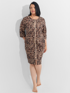 Халат Mark Formelle 552266-1/25-37524ПП-0 леопард_на_песочном - фото 3