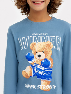 Брюки, джемпер Mark Formelle 563320/22/20828ПП-0 туманно_голубой_медведи_3_сл_на_пол - фото 3