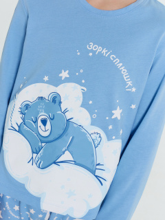 Брюки, джемпер Mark Formelle 563323/24-30520ПП-0 синий_туман_звезды_на_синем_3_сл_на_пол - фото 5