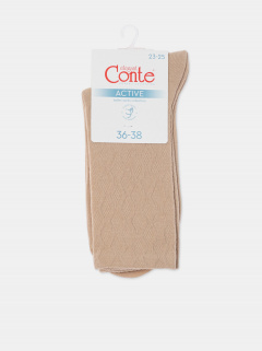 Носки CONTE ACTIVE бежевый 24С-73СП - фото 3