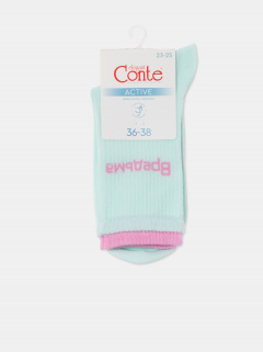 Носки CONTE ACTIVE бледно-бирюзовый 22С-29СП - фото 3