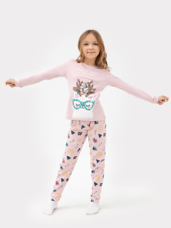 Брюки, джемпер Mark Formelle 567722/22/20040ПП-2 св.розовый_сладости_на_розовом_3_сл_на_пол - фото 1