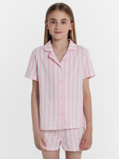 Рубашка, шорты Mark Formelle 567745/25-37344ПП-0 розовая_полоска - фото 2