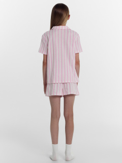 Рубашка, шорты Mark Formelle 567745/25-37344ПП-0 розовая_полоска - фото 4